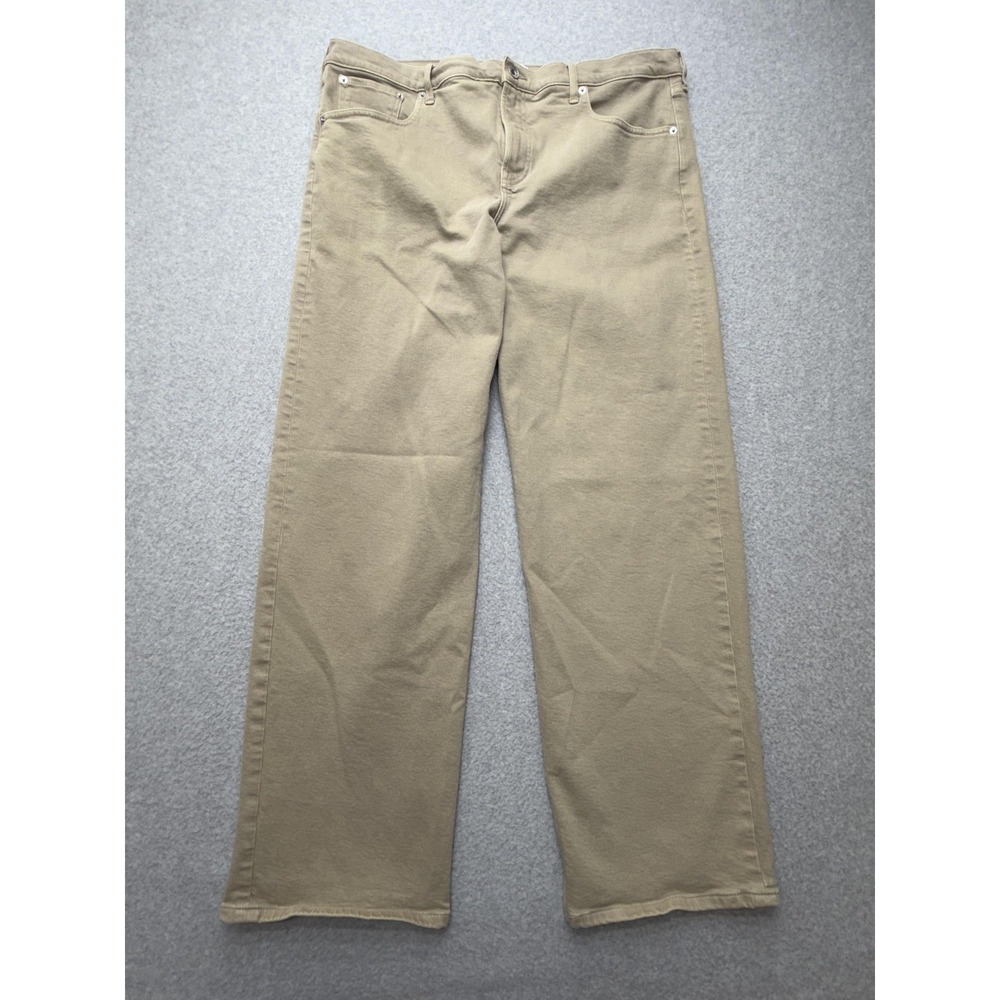 Everlane Jeans Mens 33x32 Beige Relaxed Straight Organic Stretch Denim Casual